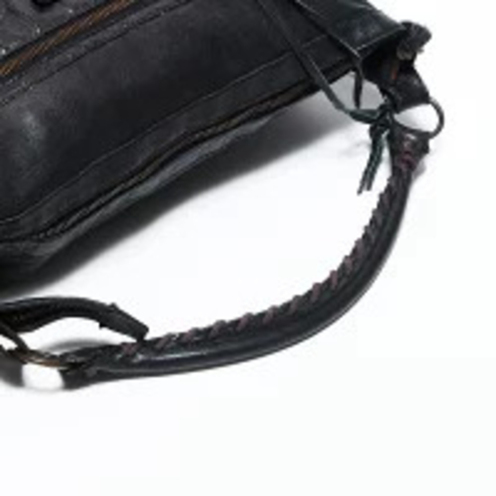 Balenciaga The Day Leather Shoulder Bag Black - Picture 13 of 13